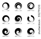 Design Elements With Spiral...