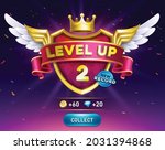 level up game. get reward with... | Shutterstock .eps vector #2031394868