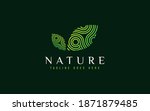 colorful nature leaf logo... | Shutterstock .eps vector #1871879485