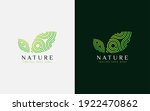 modern green nature leaf with... | Shutterstock .eps vector #1922470862