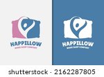 happy pillow logo design with... | Shutterstock .eps vector #2162287805