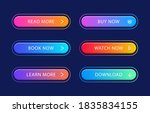 set of modern web buttons.... | Shutterstock .eps vector #1835834155