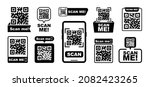 qr codes for smartphone. qr... | Shutterstock .eps vector #2082423265