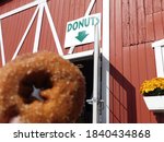 Cider mill/Apple orchard cinnamon sugar donuts and pumpkins