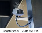 Surveillance Camera At Train...