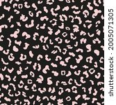 pink  simple leopard seamless... | Shutterstock .eps vector #2005071305