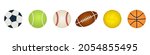 sports balls. vector balls.... | Shutterstock .eps vector #2054855495