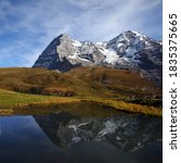 Small photo of Eiger, Monch and Jungfrau, the famous triumvirate of the Bernese Alps