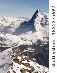 Small photo of Eiger, Monch and Jungfrau, the famous triumvirate of the Bernese Alps