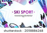 Ski Sport Poster. Template Sale ...