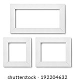 collection of various white... | Shutterstock . vector #192204632