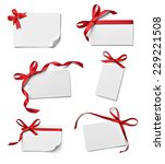 collection of various note card ... | Shutterstock . vector #229221508