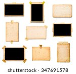 collection of various old... | Shutterstock . vector #347691578