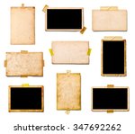 collection of various old... | Shutterstock . vector #347692262