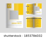 business bi fold brochure... | Shutterstock .eps vector #1853786032