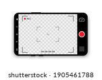 camera interface in phone... | Shutterstock .eps vector #1905461788