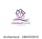 love people home medical logo... | Shutterstock .eps vector #1883353015