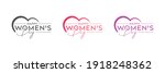 abstract happy women's day logo ... | Shutterstock .eps vector #1918248362