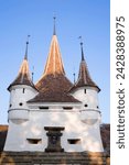 Small photo of The ecaterina's gate (upper gate) on the old city wall, erected in 1559, brasov, transylvania, romania, europe