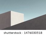 minimal modern geometric architecture shape