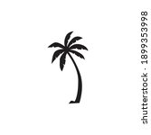 Palm Tree Summer Logo Template...