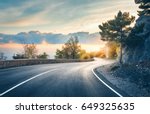 Mountain Road. Landscape With...