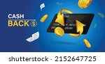 cash back  money saving vector... | Shutterstock .eps vector #2152647725