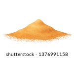 Heap Of Sand Vector Isolated.