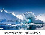 A beautiful Iceberg  in Pleneau Bay, Port Charcot, Antarctica