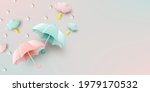 cute umbrella for monsoon... | Shutterstock .eps vector #1979170532
