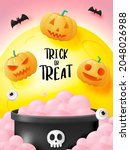 happy halloween banner art... | Shutterstock .eps vector #2048026988