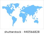 world map vector illustration.... | Shutterstock .eps vector #440566828
