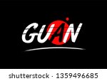 guan text word on black... | Shutterstock .eps vector #1359496685
