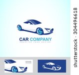 vector company logo icon... | Shutterstock .eps vector #304496618