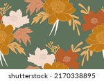 vintage flower seamless pattern.... | Shutterstock .eps vector #2170338895