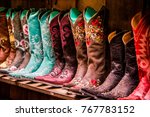 Cowboy Boots On A Shelf