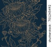 Chrysanthemum Pattern On...