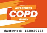 copd awareness month in... | Shutterstock .eps vector #1838693185