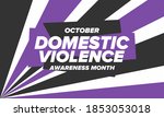 domestic violence awareness... | Shutterstock .eps vector #1853053018
