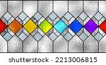 Stained Glass Window. Seamless...