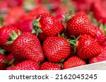 Organic And Fresh Strawberries...