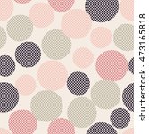 Seamless Dots Pattern With...