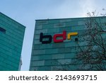 Small photo of Berlin Kreuzberg, 2022: Bundesdruckerei (bdr) produces documents and devices for secure identification, banknotes, stamps, visas, vehicle documents, tobacco revenue stamps and electronic publications.