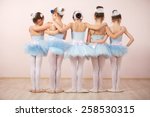 Group of five little ballerinas ...