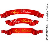 set of christmas banner vector... | Shutterstock .eps vector #1866897112