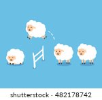 Counting Sheep To Fall Asleep...