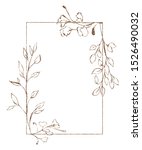 illustration of a plant branch... | Shutterstock . vector #1526490032