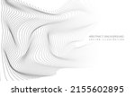 abstract grey dots wave curve... | Shutterstock .eps vector #2155602895