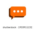 speech bubble vector icon for... | Shutterstock .eps vector #1933911152