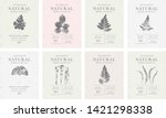 set of customizable labels of... | Shutterstock .eps vector #1421298338